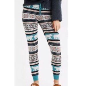 AEO Winter Fleece Leggings Sz S